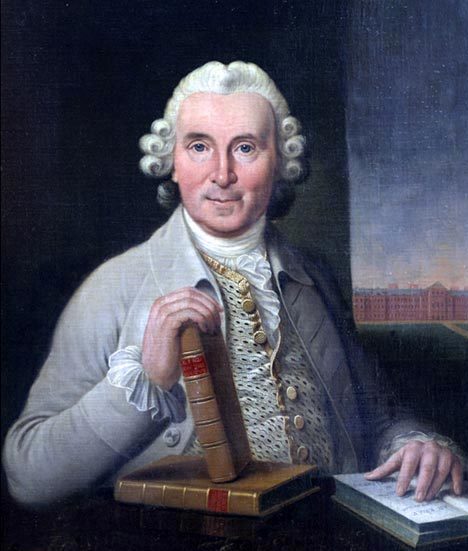 James Lind na obraze George Chalmerse (1720-1791). Volné užití